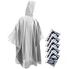 Hagon PRO – Ponchos de lluvia desechables para adultos (paquete de 5)