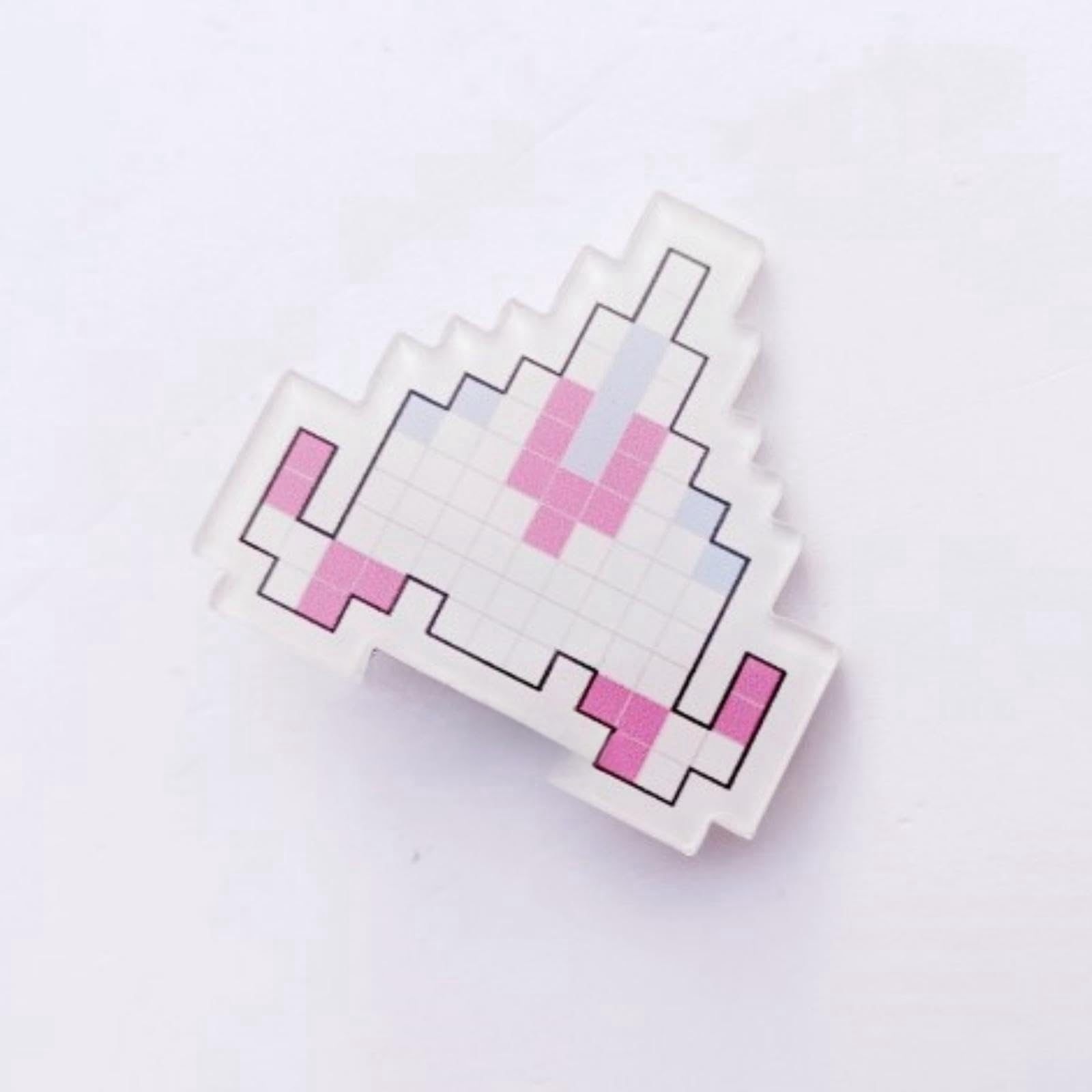 Amazon.co.jp: [Hushan] ピクセル風ヘアクリップ 七海千秋 コスプレ