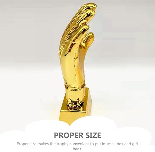 Miniatura 4 de Golden Hand Award Golden Gloves Trofeo Ganador del Premio Portero Trofeo para la Ceremonia de Fiesta Temática Deportiva
