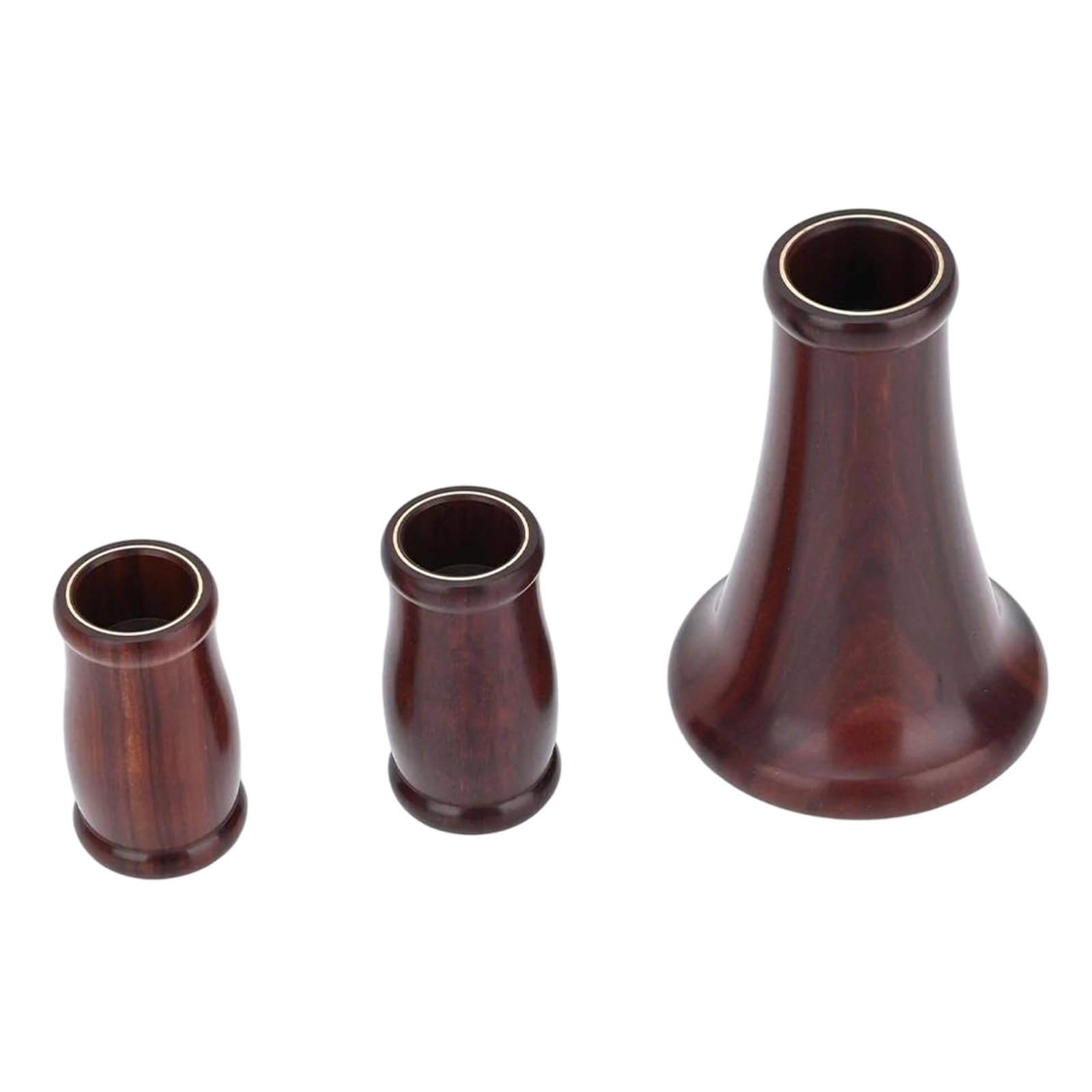 Clarinete Bb Chapado En Oro 17 Teclas Cuerpo De Secoya Almohadilla Piel Oveja