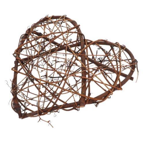MUELODSIC Rattan Herz Anhänger Hängende Dekoration DIY Basteln...
