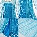 AHLPO Elsa Dress Princess Dress Up for Girls Halloween Cosplay Elsa Costume Snow Queen Fancy Dress Up Birthday Outfit