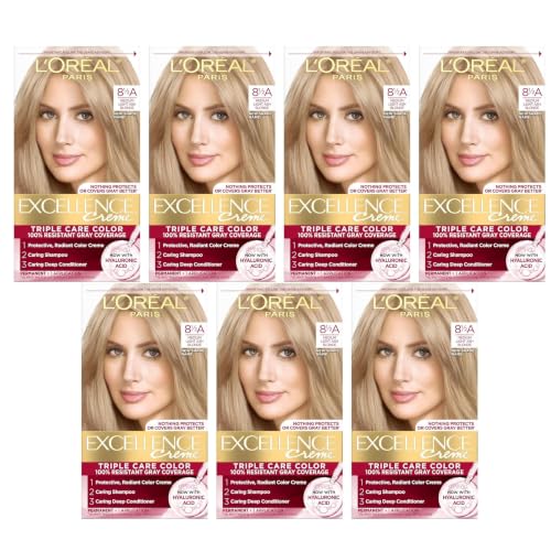 Image of L'Oreal Paris Excellence Creme Permanent Hair Color, Champagne Blonde [8.5A] 1 ea ( Packs of 7)