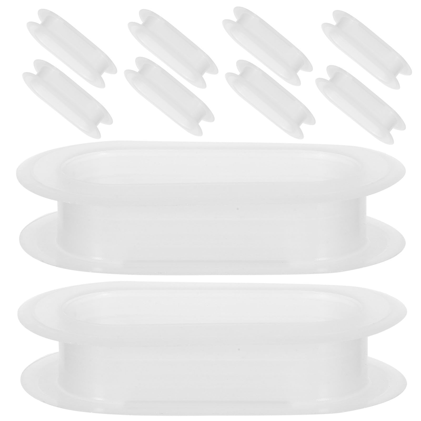 STOBAZA 10pièces Poignées Plastique pour Cartons Poignée de Transport Robuste pour Boîtes Carton Ondulé Accessoires de Prise pour Déménagement et Manutention Facile