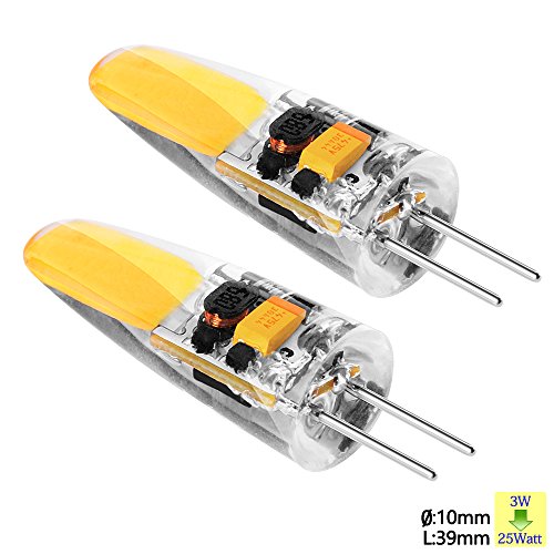 Sunix 2pcs Alta Potenza G4 3W Dimmerabile Lampada