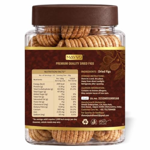 Mayvo Dried Afghani Anjeer 250g - Image 3