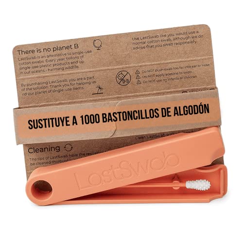 LastSwab Bastoncillos Oídos de LastObject - Bastoncillos Ecológicos Q-Tip - Diseñado en Dinamarca - Bastoncillo de Silicona Limpiador Oídos - Zero Waste