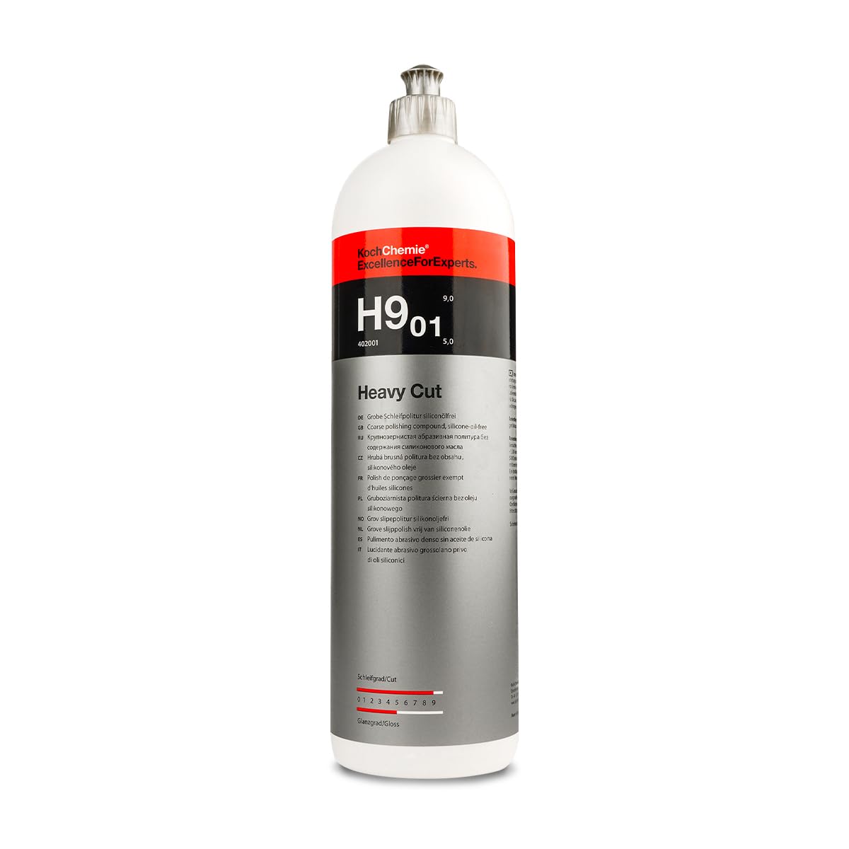 KOCH CHEMIE H9.02 Heavy Cut gruba politura szlifierska, nie zawiera oleju silikonowego, 1 litr