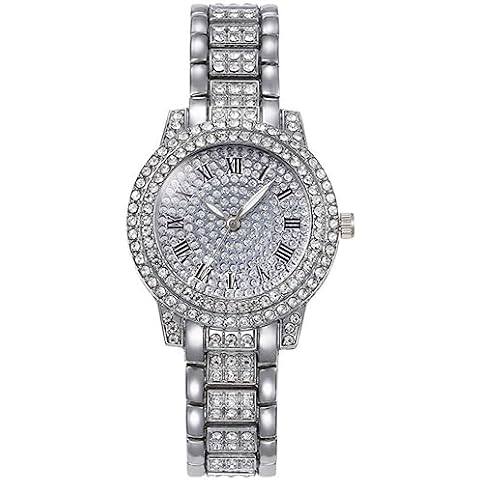 SENRUD Fashion Ladies Bracelet Wrist Watch Analog Quartz Watch for Women's (01 White) Cover