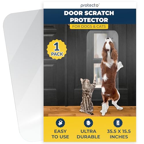 PROTECTO 35.5x15.5 Door Protector from Dog Scratching – Cat &