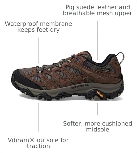 Image of Merrell Men's Moab 3 Waterproof Boots