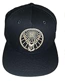 Jagermeister Official Embroidered Logo Black Hat - Adjustable Snapback Cap