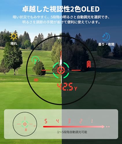 Amazon.co.jp: EENOUR: ゴルフ用レーザー距離計