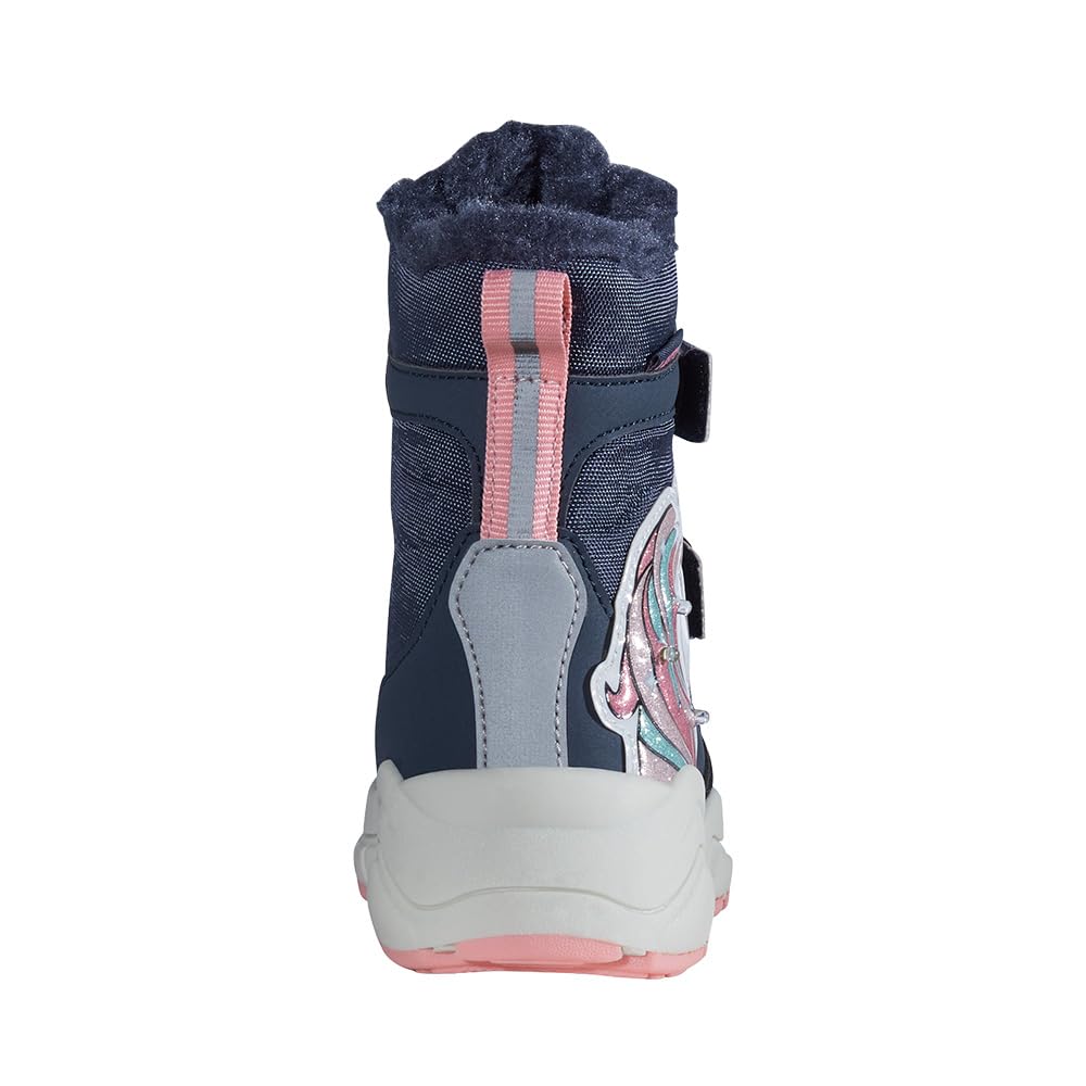 Lotto Brinka Tex K - Botas unisex para niños, color rosa marino, talla 9.5