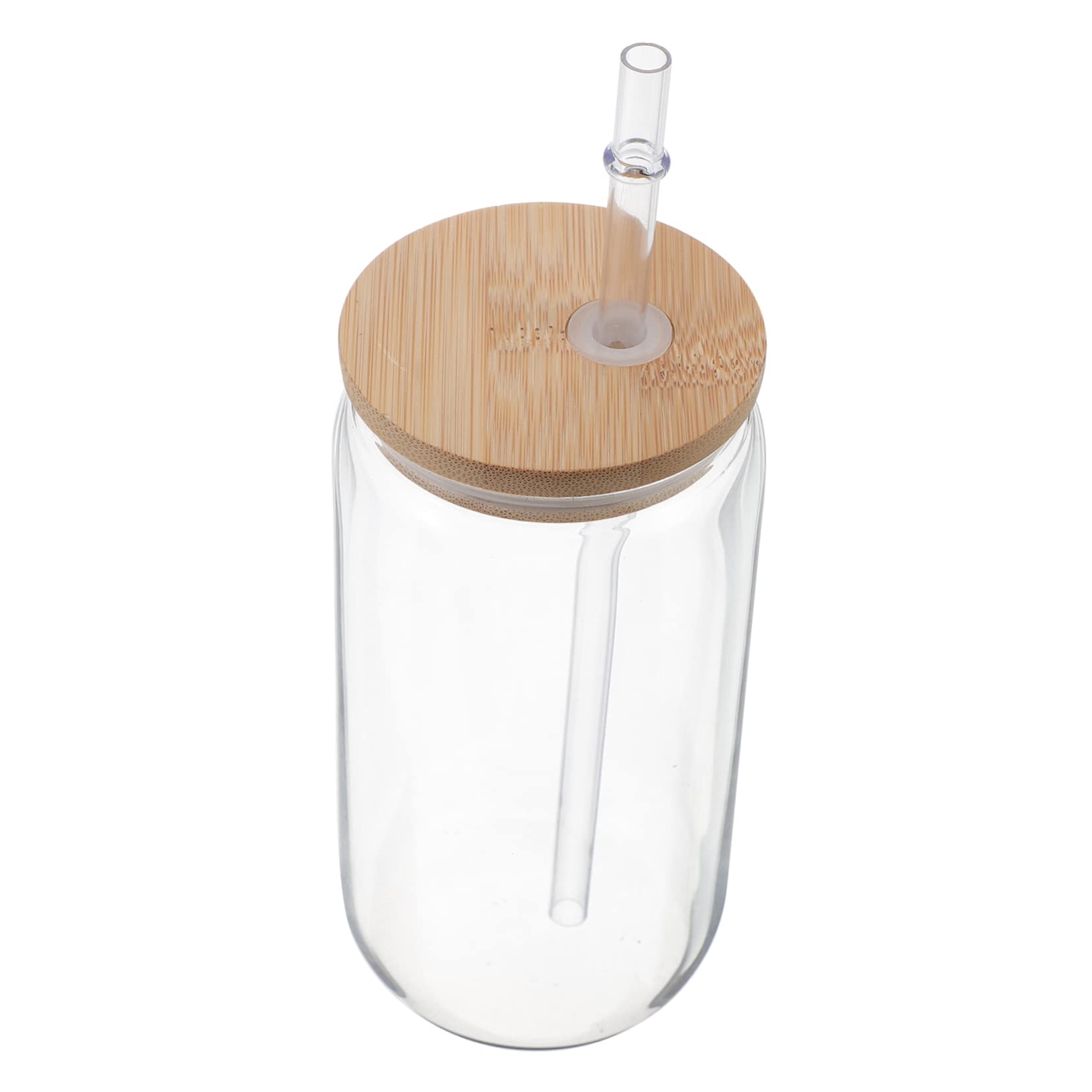 12oz Can Shaped High Borosilicate Glass Cups for Cocktail Iced Beer Glasses Reusable Tumbler Cups Easy to Clean