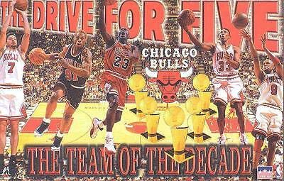 97年☆NBA公式「STARLINE」ジョーダン BULLS ブルズ ポスター