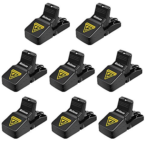 Wakana Trampas para Ratones, Trampas para Rata Ratón de Respuesta Rápida Control de Roedores Asesino de Ratón Trampa de Rat Reutilizable Fácil Ratonera Snap Trap -Paquete de 8 Cover