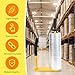 Fiwochic 3 Pack Industrial Stretch Film Dispenser Adjustable Handle, 14 to 20 inches Width, 2 inch and 3 inch Cores, Ideal for Pallet Wrapping More