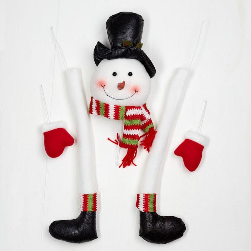 Plush Snowman Wreath Decorating Kit by Factory Direct Craft - DIY Wreath Kit for Christmas and...