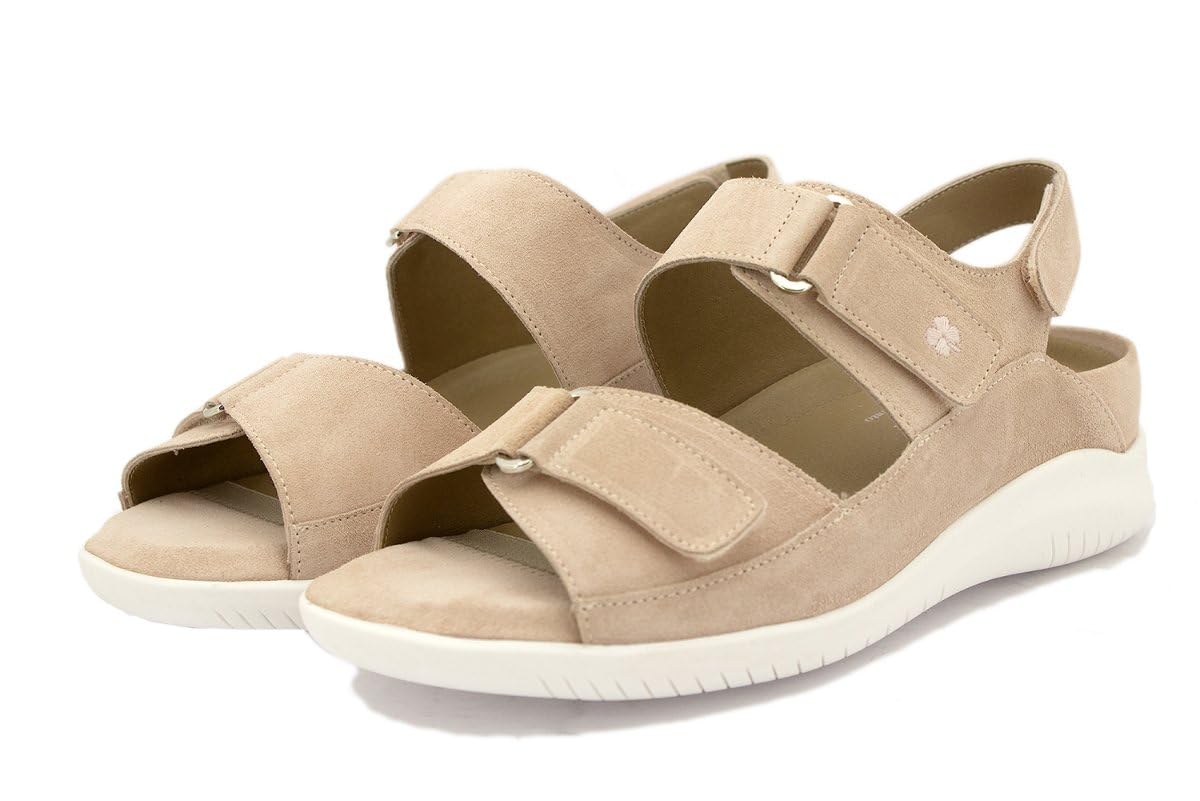 PieSanto - 260881 Sandalia Respetuosa Nobuck Marino para: Mujer