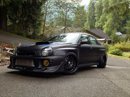 Image of Black Matte 60 Inch x 1ft Car Wrap Vinyl Roll with Air Release 3MIL-VViViD8