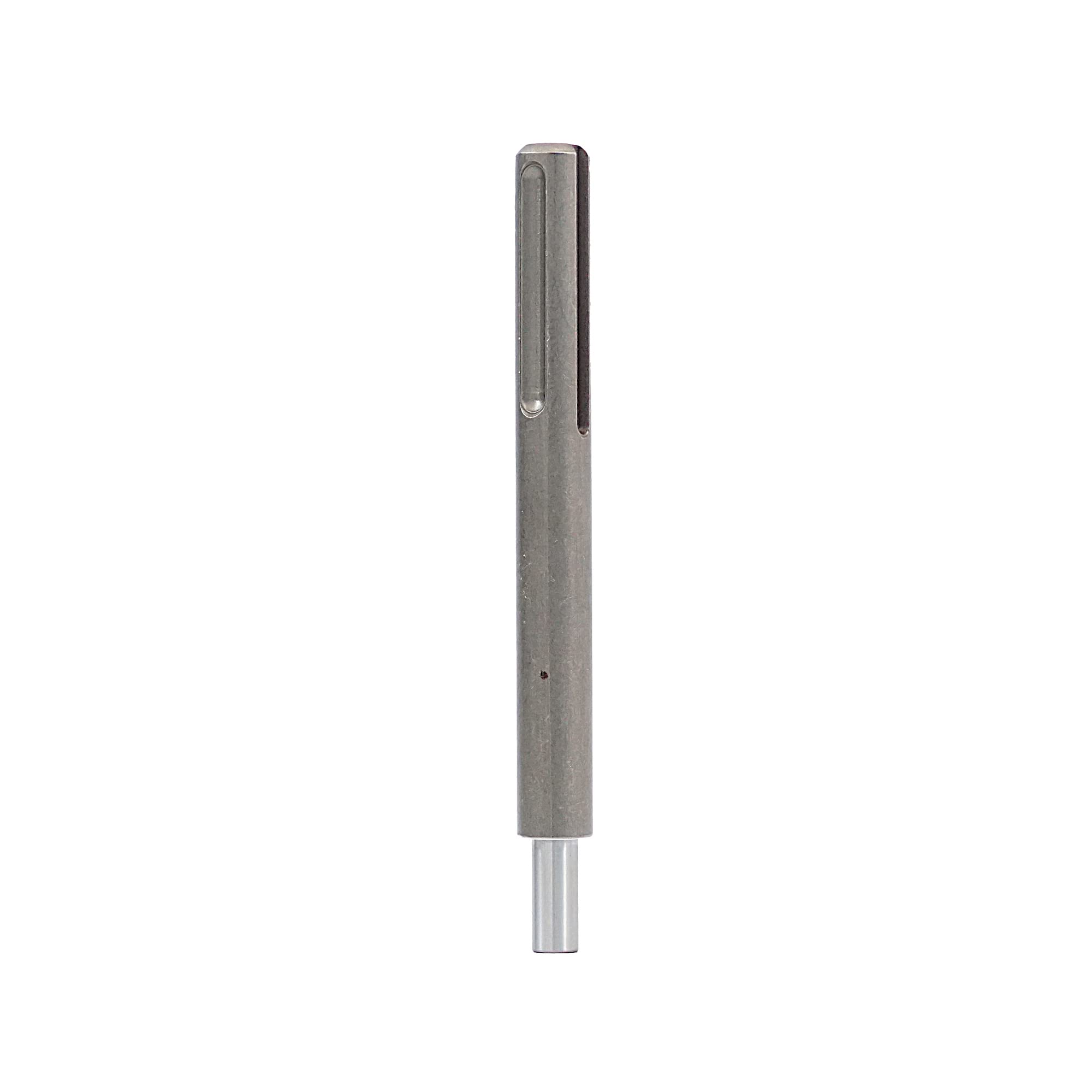 Tiefenerder Staberder Erdung Erder Ø 20 mm V4A Edelstahl Schlagspitze Klemme SDS (3m Set m. Klemme u. SDS Max Schlagkopf)