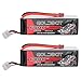 Produktbild GOLDBAT LiPo Batterie 6000 mAh 14,8 V 4S 55C RC Akku Pack mit Deans T-Anschluss für RC Fahrzeugen im Maßstab 1/8 1/10, Autos, LKWs, Booten, Tankwagen, RC-Autos (2 Packungen)