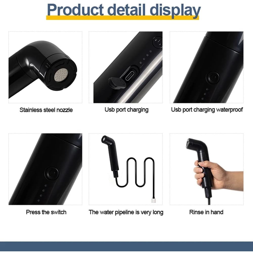 di Doccia per Igiene Personale, Pulitore Elettrico Portatile, Pulitore Elettrico per Esterni.