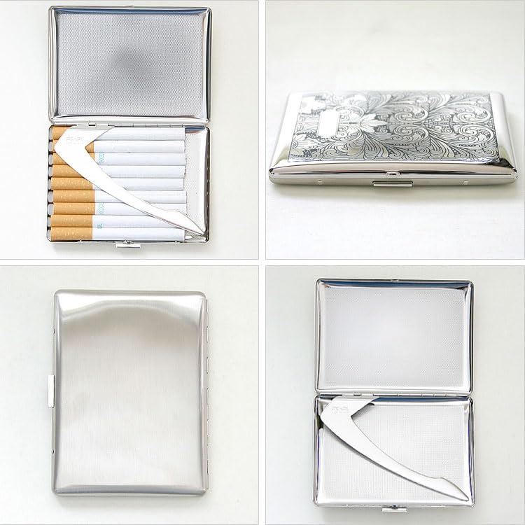 1-04909-61, Arabesque Print, Cosmos 9 (100mm) Cigarette Case, case
