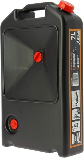 XL Tech 300110 Jerry puszka z miską spustową 7 l, płaska