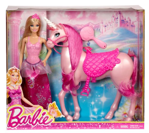 Mattel Barbie BJP46 - Prinzessin und Einhorn, Geschenkset – Bild 4