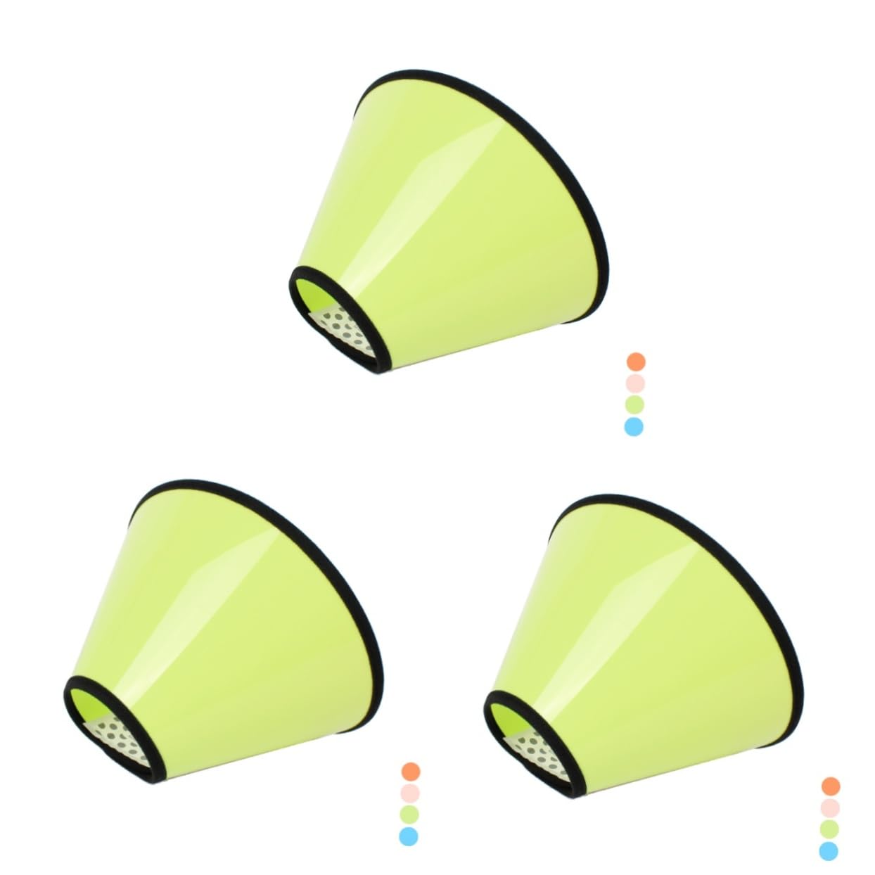 Collier anti-morsures pour chien FOMIYES réglable taille 5 pour protection anti-rayures, 3 pièces