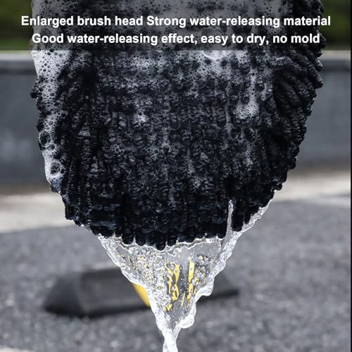 Éponge autolaveuse pour voiture avec manche long extensible - 8