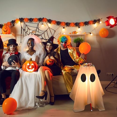 Support de bonbons avec lumière LED étanche pour une présentation effrayante