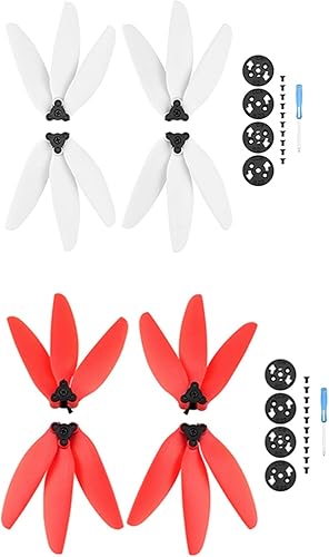 SeiZed Accesorios para drones DJI Mini 2SE Mavic Mini Hélice de liberación rápida plegable de tres aspas Ventiladores de ala de repuesto de paleta