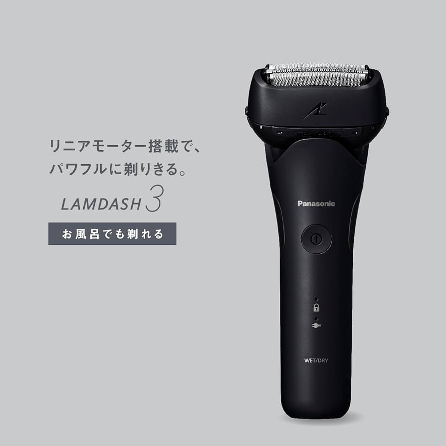 Amazon.co.jp: Panasonic ES-L321W-K Men's Shaver, Ram Dash 3 Blades