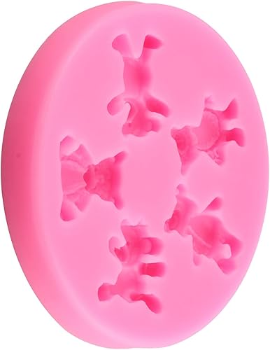 Miniatura 9 de Molde de silicona para osos de peluche, molde de fondant para decoración de tartas, decoración de cupcakes, pasta de goma de caramelo de chocolate,