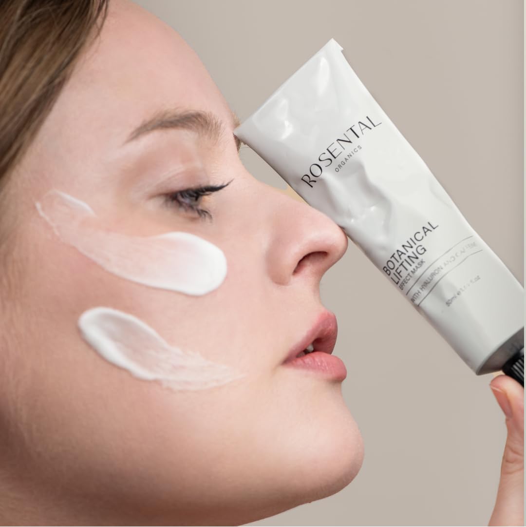 ROSENTAL ORGANICS Botanical Lifting Effect Duo Set Anti-Aging Serum Maske Hyaluron Koffein Made in Germany