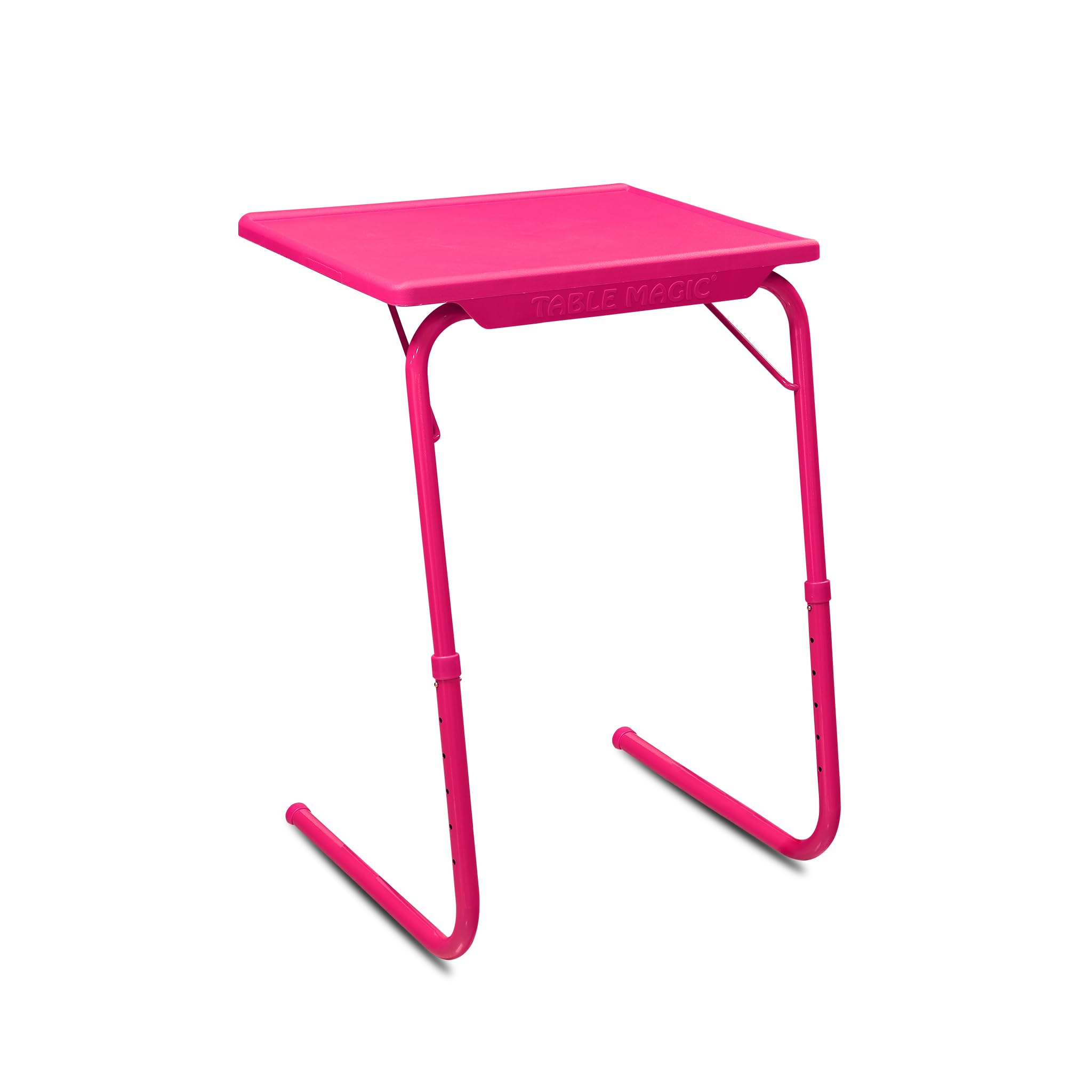 TABLE MAGIC - Laptop Table mat Finish, Lap Desk, Multipurpose, Utility, Height Adjustable, Work at Home, Kids Study Table (TABLE MAGIC Hot Pink, Large)