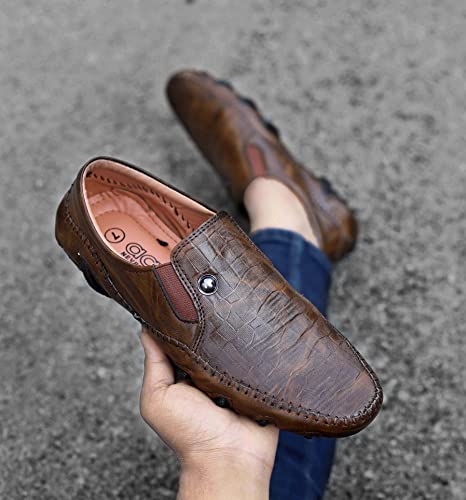 Image of AADI Men's Synthetic Leather Outdoor Casual Loafer Shoes