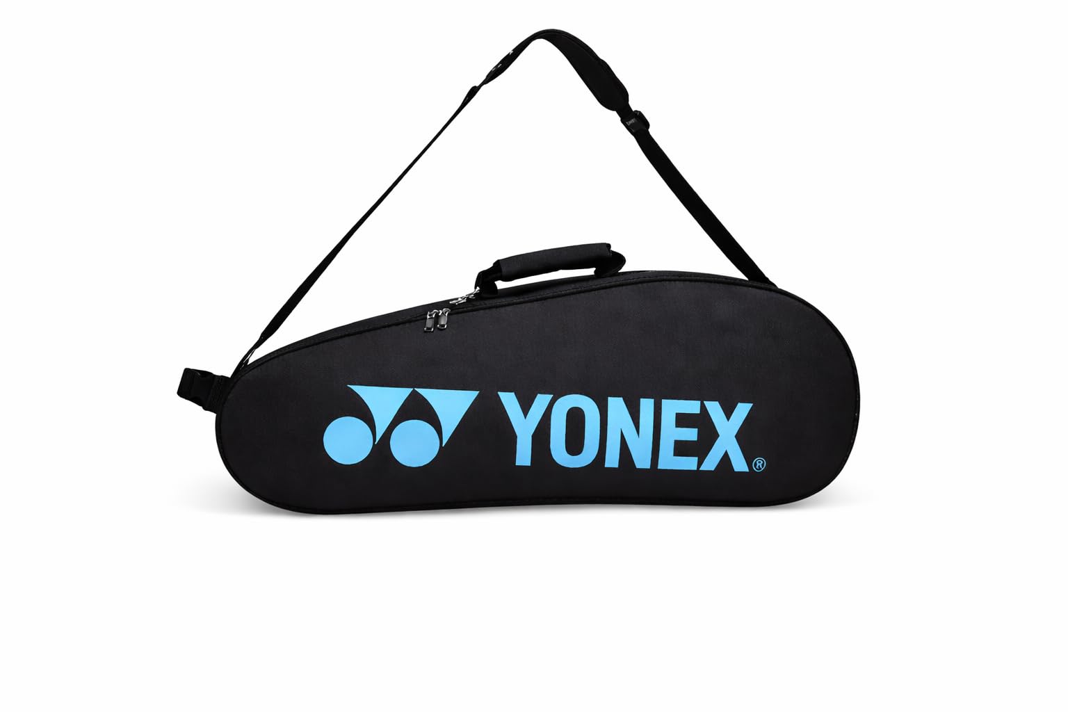YONEX Sac pour raquettes de badminton, capacité de 3 à 6 raquettes, compartiment à chaussures séparé, bandoulière réglable, imperméable.