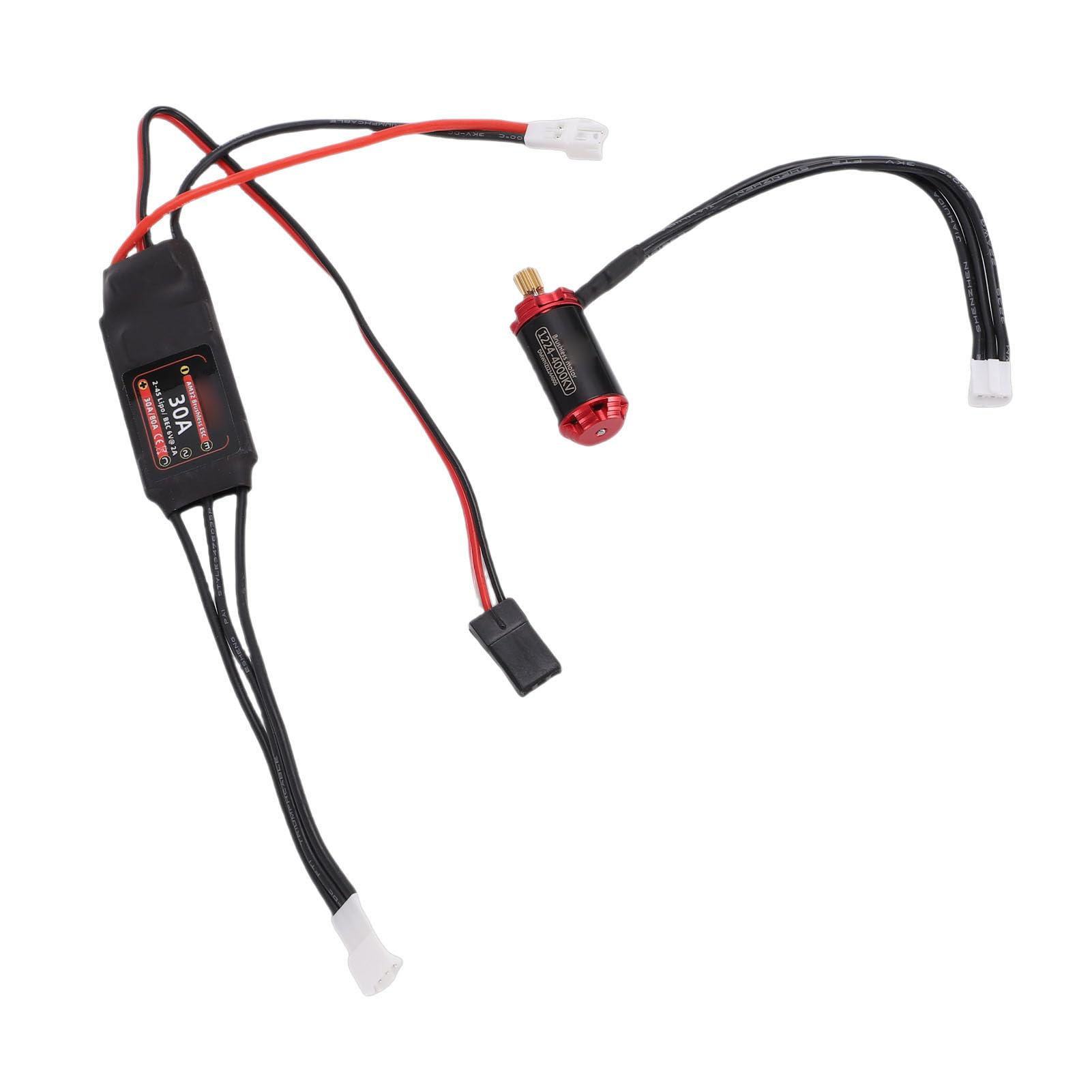 Mingzhe Brushless Motor ESC Set 1224 4000KV for SCX24 RC Car High Torsion
