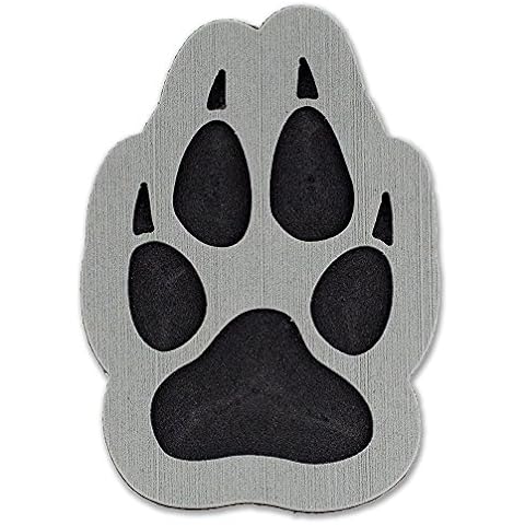 Toejamr Snowboard Stomp Pad - Wolf Paw - Gray Cover