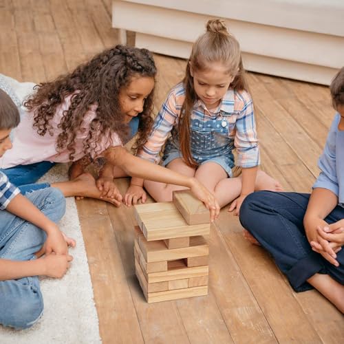 Juego torre de madera gigante bloques apilables eventos al aire libre 6