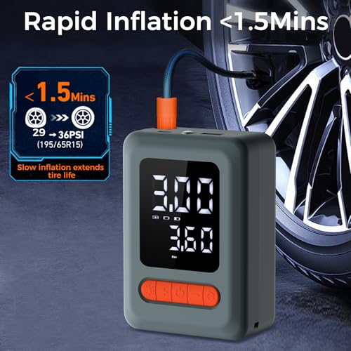 Image of ApexNexus Tire Inflator Portable Air Compressor & Car Jump Starter (C9)