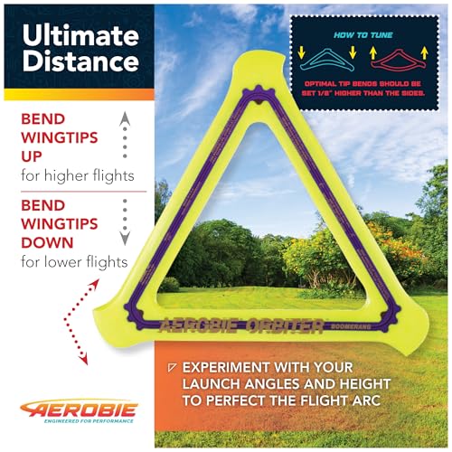 Aerobie Orbiter Boomerang Anillo Volador Triangular para Edades 5+ miniatura 4