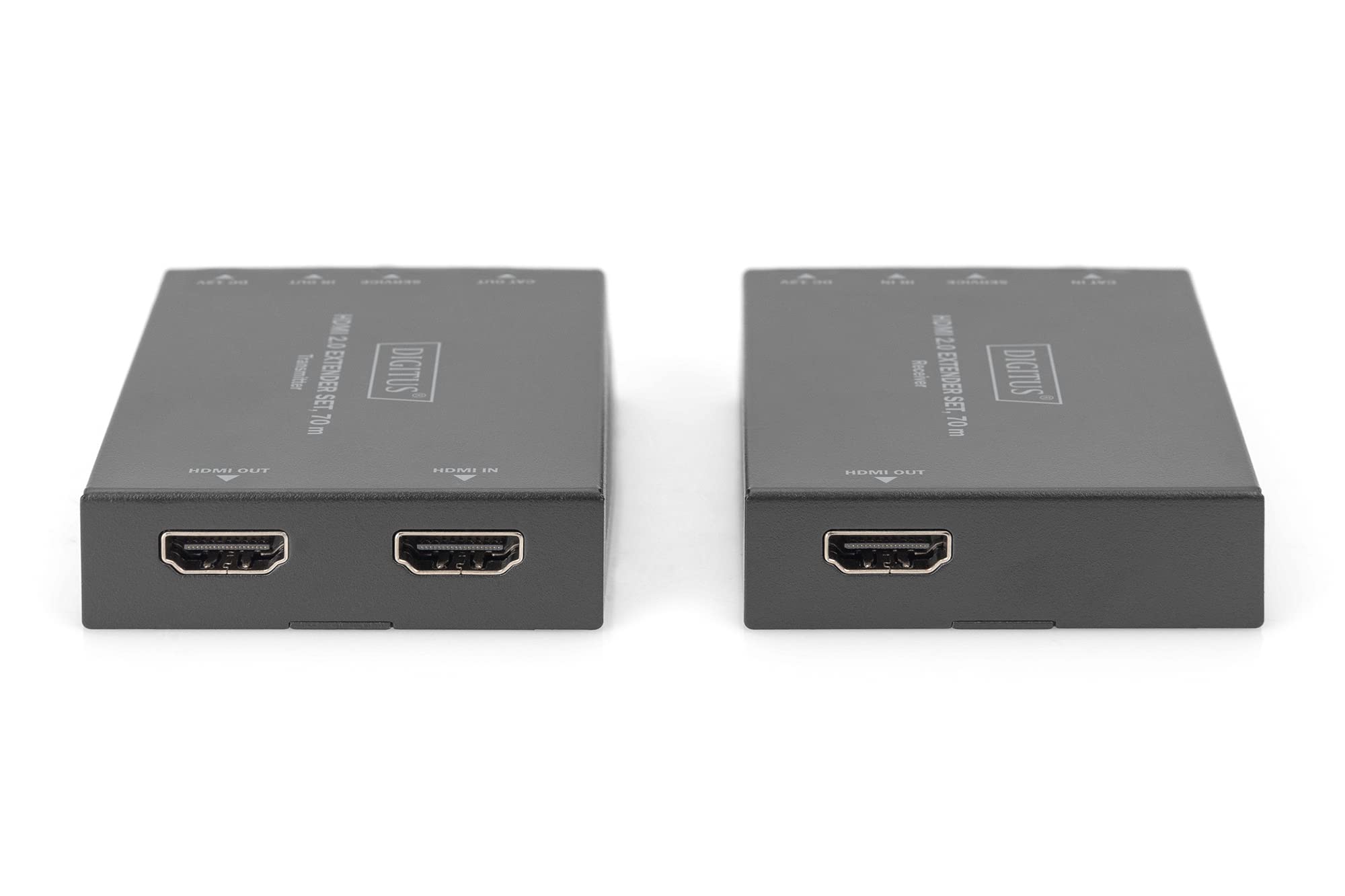 DIGITUS Set estensore HDMI 2.0 70 m 4K/60 Hz 18 Gbps HDCP 2.2 HDR PoC