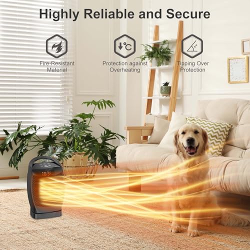 Portable Electric Space Heater Ceramic
