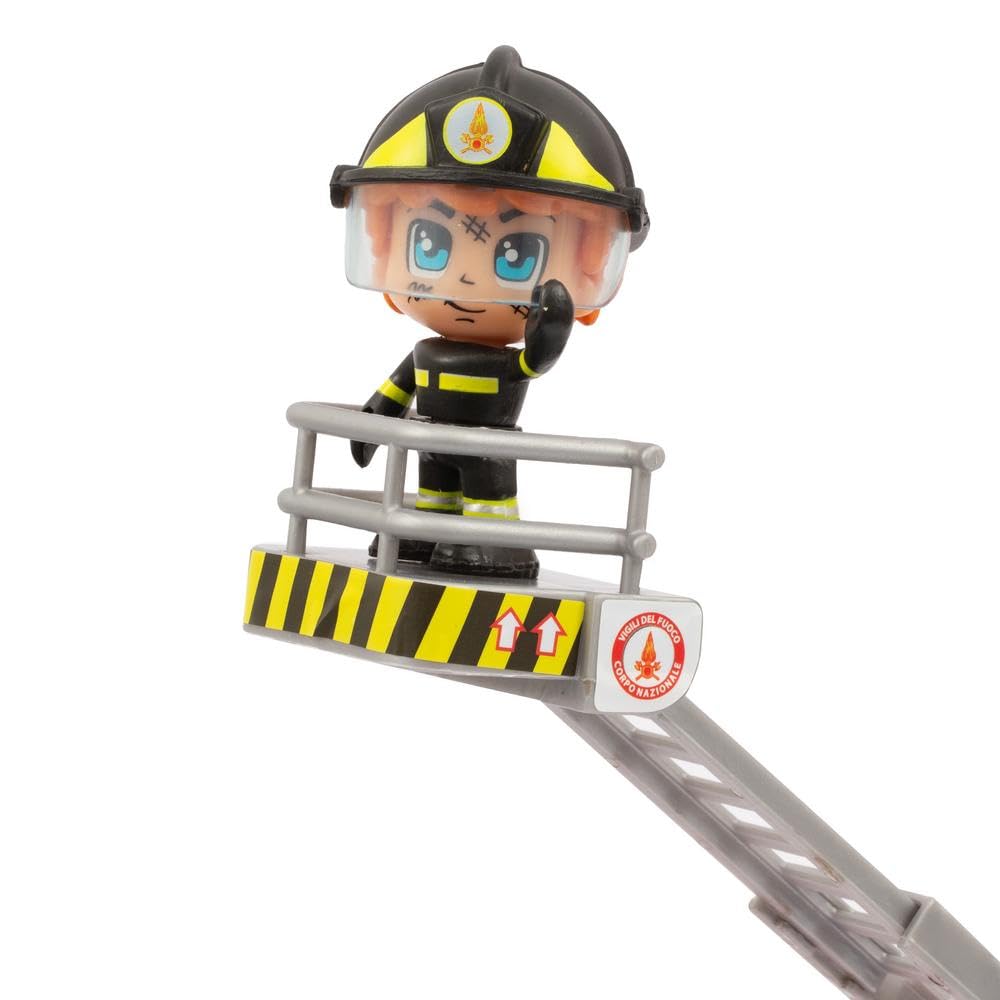 Giochi Preziosi Pompiers – Canadair des Pompiers Jouet, Personnage de 7 cm articulé Inclus, Riche en Accessoires, pour Enfants à partir de 4 Ans