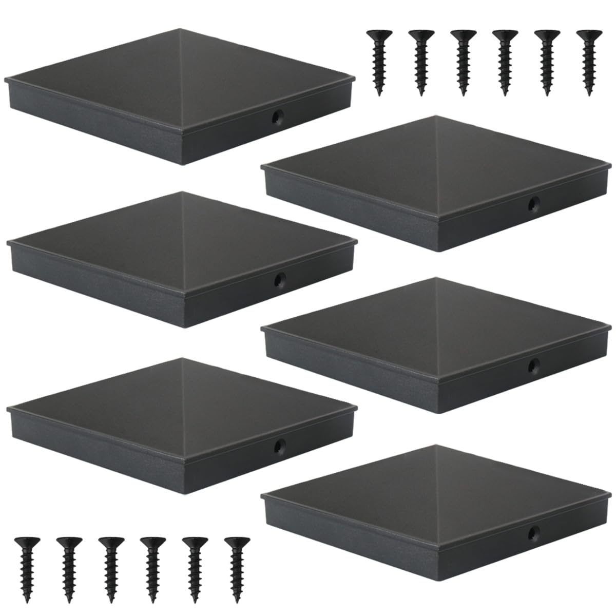 INDECKMO Pyramid Post Caps